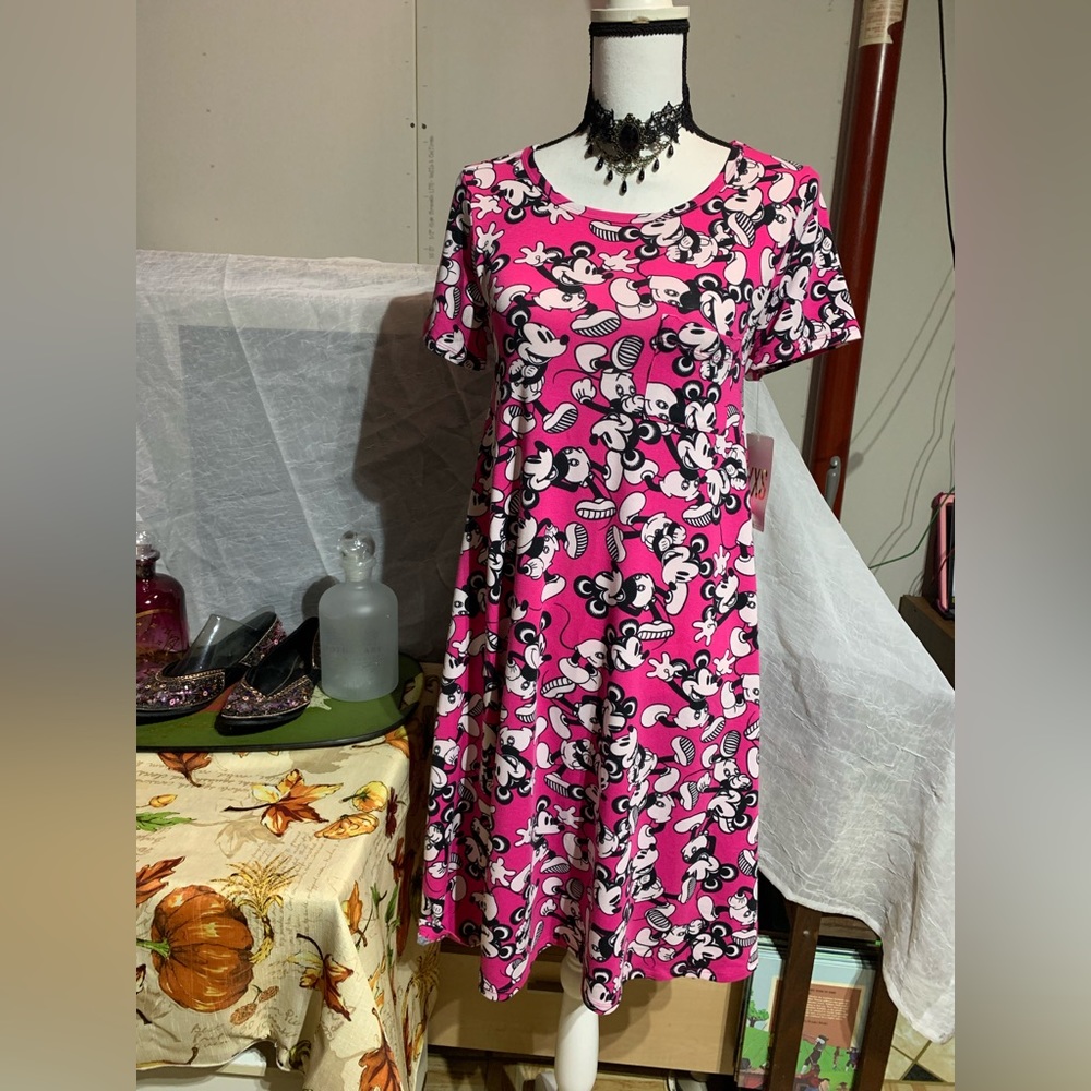 Lularoe Carly Disney Mickey Mouse Dress